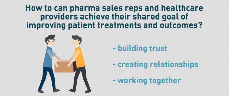 Graphic - Pharma sales reps and healthcare providers must work together to improve patient outcomes